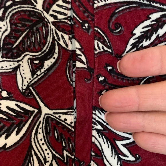 Chicos “Juliet” Cranberry slacks sz 2 (12-14) - Picture 5 of 8